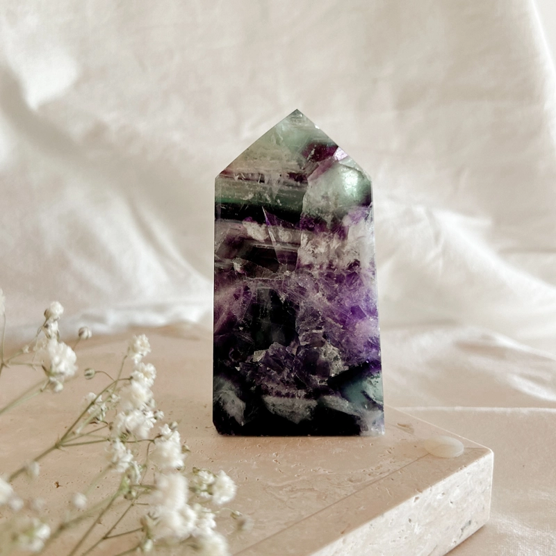 punta Fluorite Arcobaleno - B